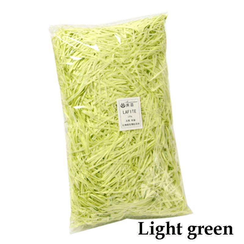 100 г цветной гофрированной бумаги из рафии, измельченной конфетти, наполнитель для подарочной коробки на день рождения, свадебная вечеринка, декор для упаковки своими руками