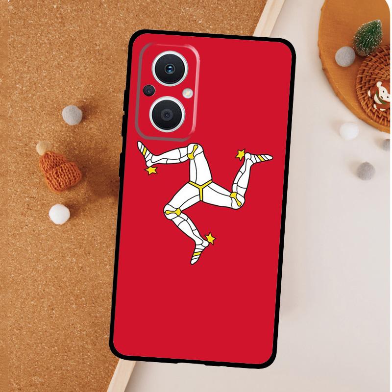 Isle of Man Coat of Arms Case For OPPO Reno 13F 12F 11F 8T 7 8 10 11 12 13 Pro OPPO Find X8 Pro X6 X3 X5 Lite Cover