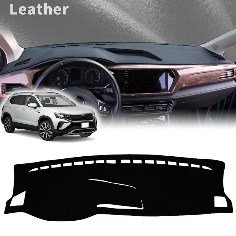 for Volkswagen VW Taos Tharu - DashMat Sunshade Dashboard Cover Pad Protective Carpet Car Accessories Leather
