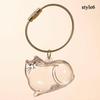 Portable Pet Hair Keepsake Memorial Bottle For Cat Fur Cat Hair Storage Box Pet Fur Keepsake Capsule DIY Transparent Fur Storage