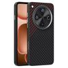 ABEEL Чехол для Oppo Find X8 Ultra 5G, совместимый с MagSafe, задняя крышка с текстурой углеродного волокна