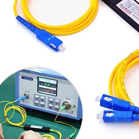 PLC-разветвитель SC APC 1x2 PLC одномодовый оптоволоконный разветвитель SC/UPC PCL-разветвитель Внутренняя оплетка для компьютерного кабеля