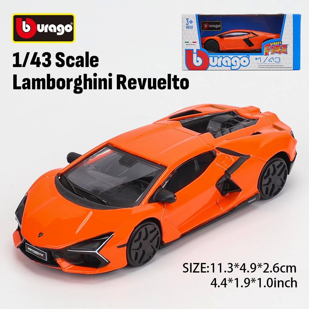 Bburago 1:43 Porsche 911 GT3 Lamborghini 800-4 Toyota Alloy Luxury Car Die Casting Model Toy Series Ornament Collection