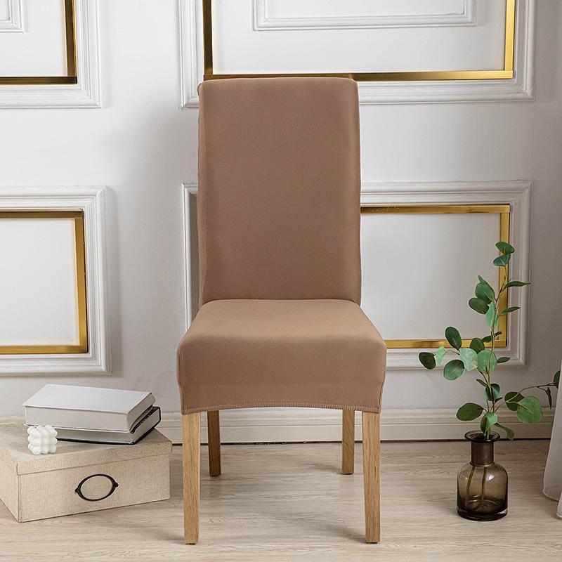 Принтованный эластичный чехол на стул на Рождество, бытовой цельный чехол-полупакет на табурет, чехол на стул для обеденного стола в отеле