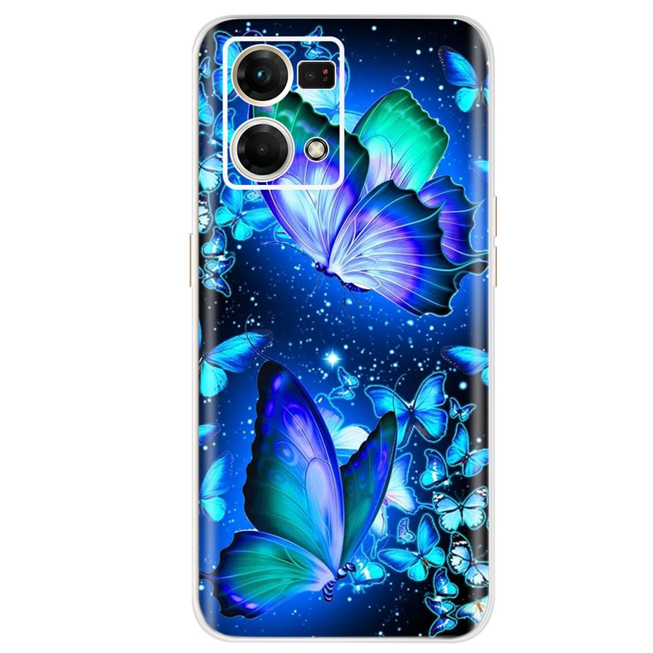 Для Oppo F21 Pro 4G Чехол Oppo Reno7 CPH2363 Цветной Расписной Чехол Мягкий Силиконовый Чехол Для Oppo Reno7 Reno 7 F21 Pro Fundas Coque