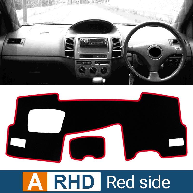 Для Toyota Vios 2002 2003 2004 2005 2006 2007 крышка приборной панели автомобиля избегайте света, солнцезащитный козырек, чехол, анти-УФ-ковры, нескользящий