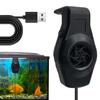 Вентилятор для аквариума Мини USB-вентилятор для аквариума Охлаждающий вентилятор для аквариума Вентилятор с контролем температуры для аквариума, емкости для креветок, растений
