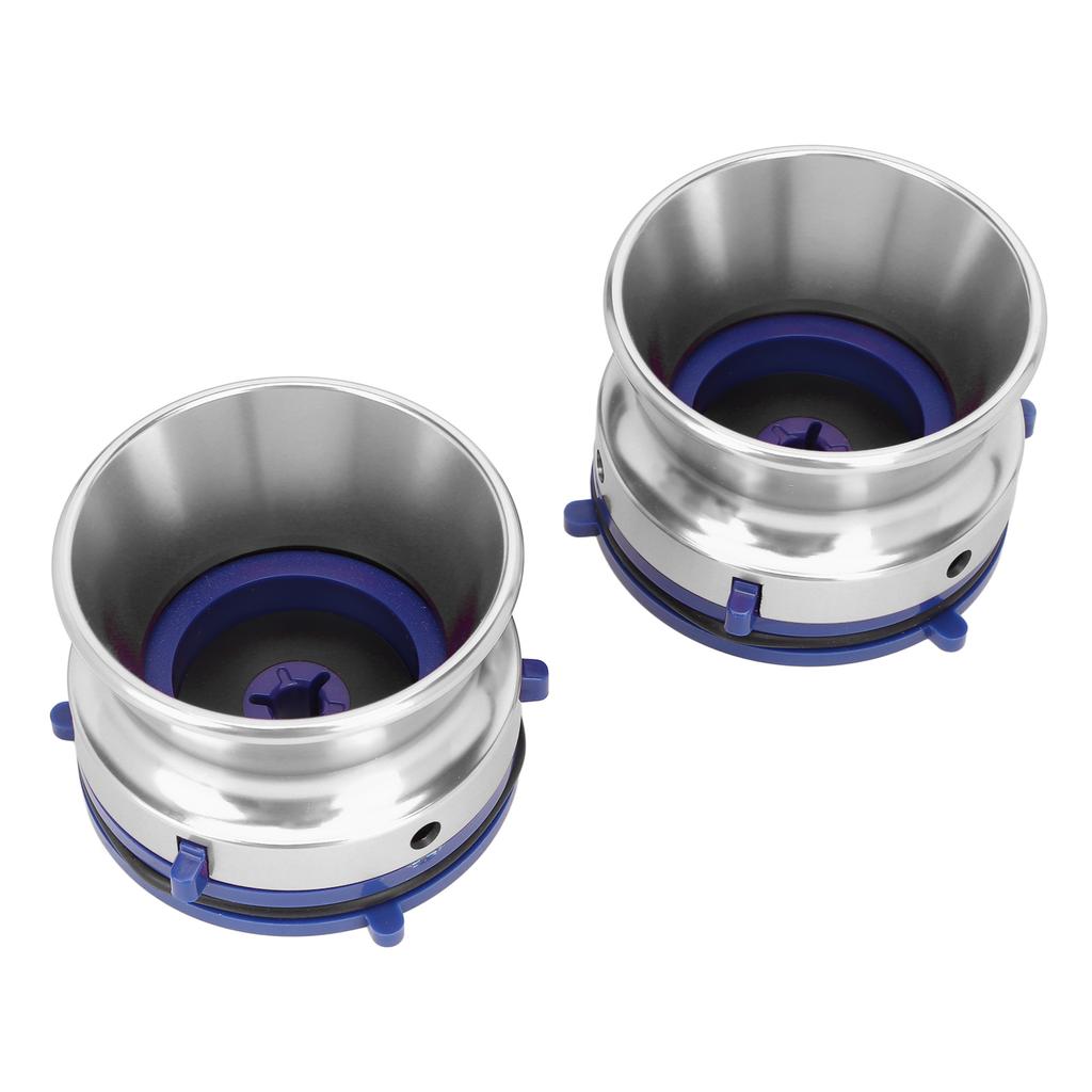 1 Pair NAB Hub Adapters Polished Aluminum Alloy Universal Loading Device 10 Inch Opener for Studer ReVox for Akai Silver