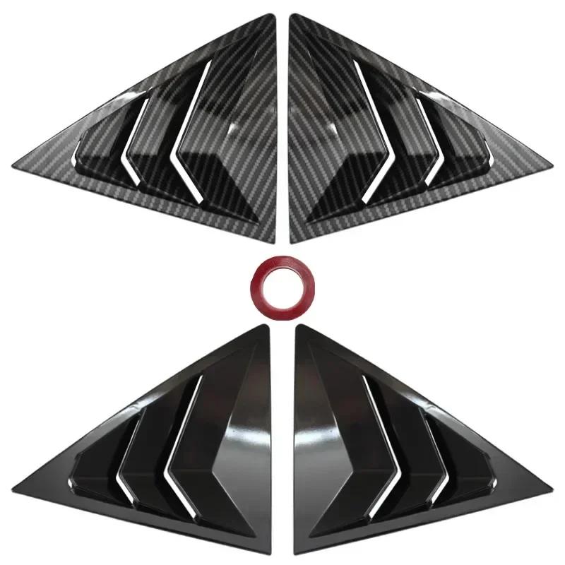 For Mazda 6 Sedan 2002 2003 2004 2005 2006 2007 2008-2016 Carbon Car Rear Window Side Vent Shutter Louver Cover Trim Accessories