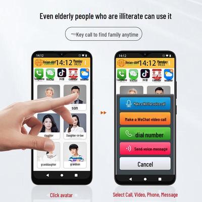 Ping An Tong 8-ядерный смартфон для пожилых людей 128 ГБ с функцией защиты от потери и долгим временем работы от аккумулятора (Китайская версия)