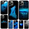 Чехол для телефона для дайвинга Scuba Diver для iPhone 17 Air 14 15 16 13 12 Max Чехол для Apple iPhone 17 Air 11 Pro Max Plus Coque