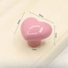 Heart Shaped Door Handles No- punching Heart-shaped Cabinet Knob Colored Door Pull Handles Furniture