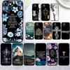 MH21 Библейский стих Иисус Ракушка для Samsung Note 20 10 S25 Plus Ultra Lite FE A51 A52 A53 A71 A72 A73 M20 M30 M21 M31 M51 A11 A70 A56 A26