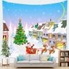 Рождественская елка гобелен Рождественский фон украшение гобелен настенный