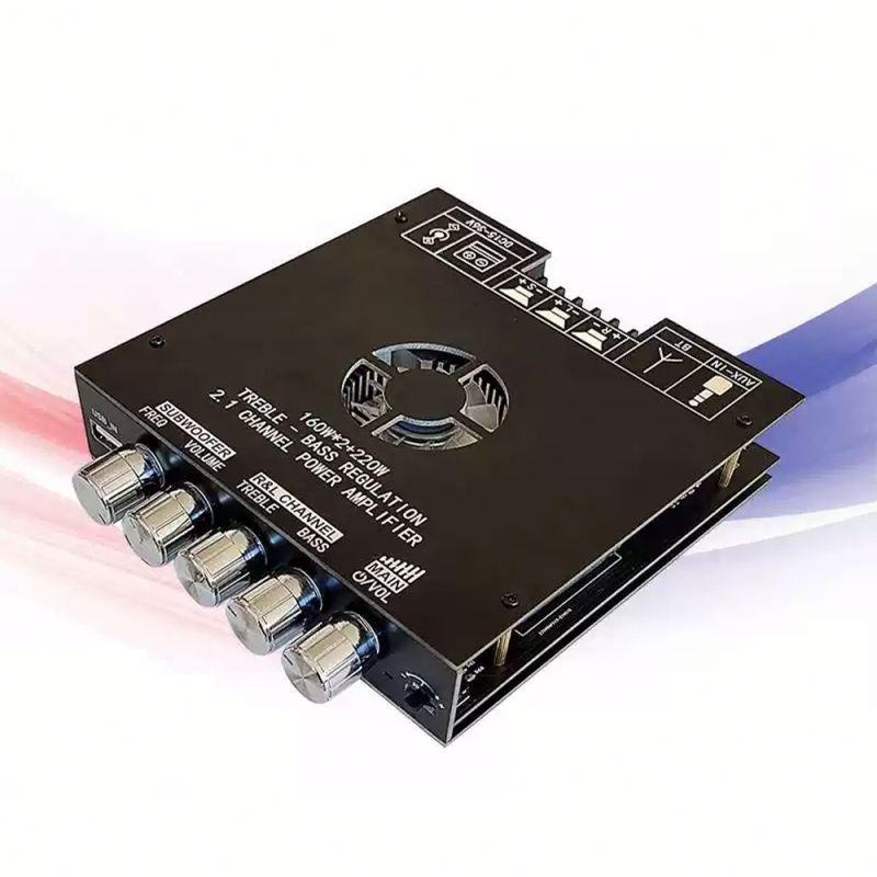 TDA7498E Bluetooth Power Amplifier Board with Subwoofer 2.1 Channel 15V-36V Audio Power Amplifier Module