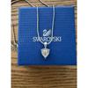 Б/у хрустальное колье Swarovski в форме сердца