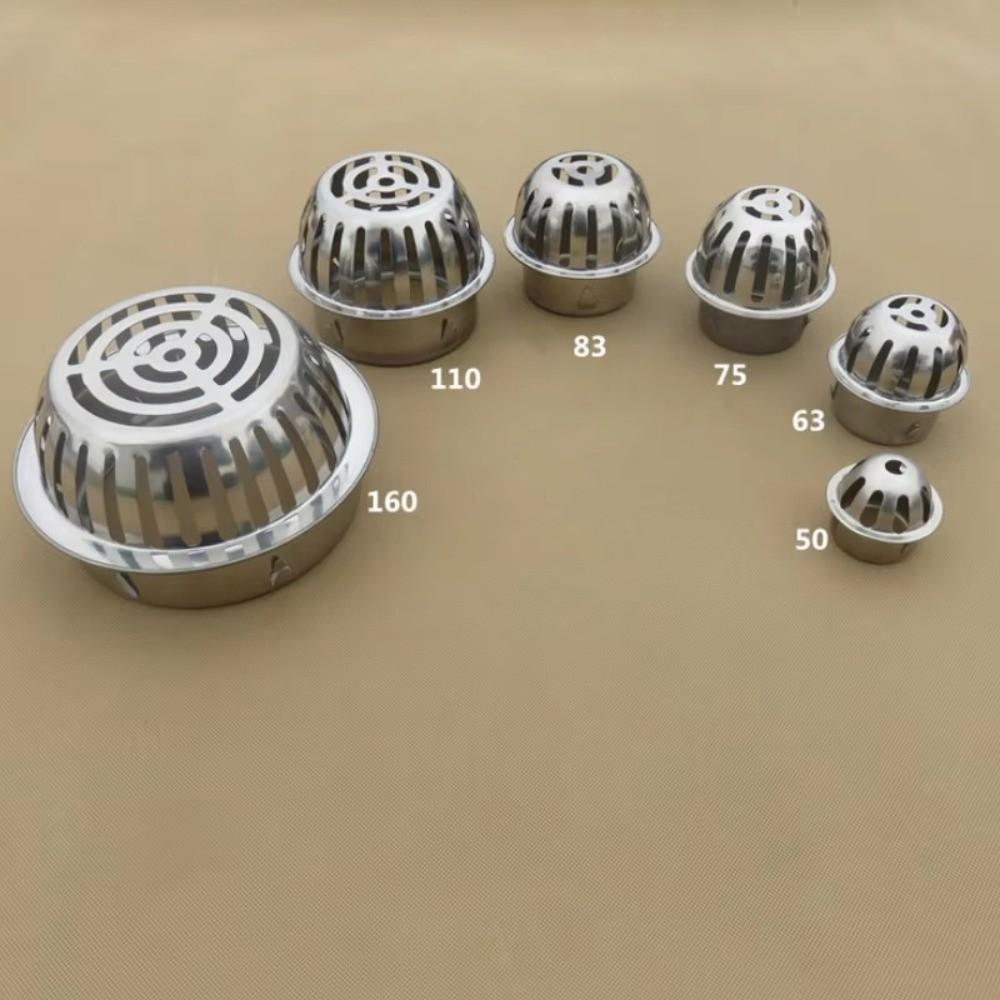 Stainless Steel Drain Cover Convex Drainage Strainer New Filter Screen Cover Roof Drainage