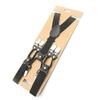 Universal Y-Type Suspenders with 6 Clips for Men & Women - 2.5cm Trousers Clips
