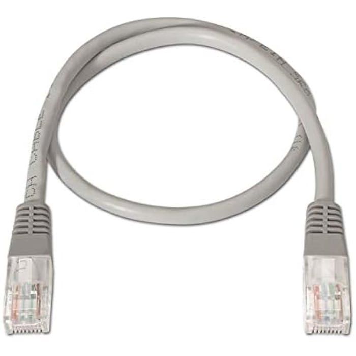 AISENS A135 – 0233 – Câble Réseau Latiguillo RJ45 (7 M, 10/100/1000 Mbit/s, commutateur/routeur/Modem/Panneau De Brassage/Point