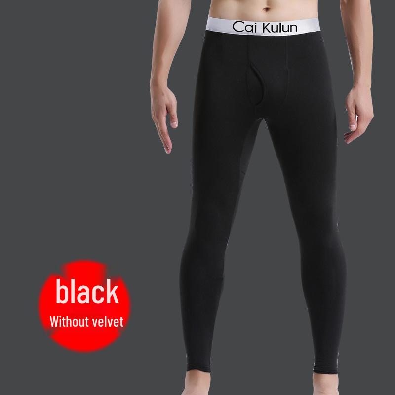 Мужские базовые брюки большого размера на флисовой подкладке для осени - Толстые, теплые и стильные