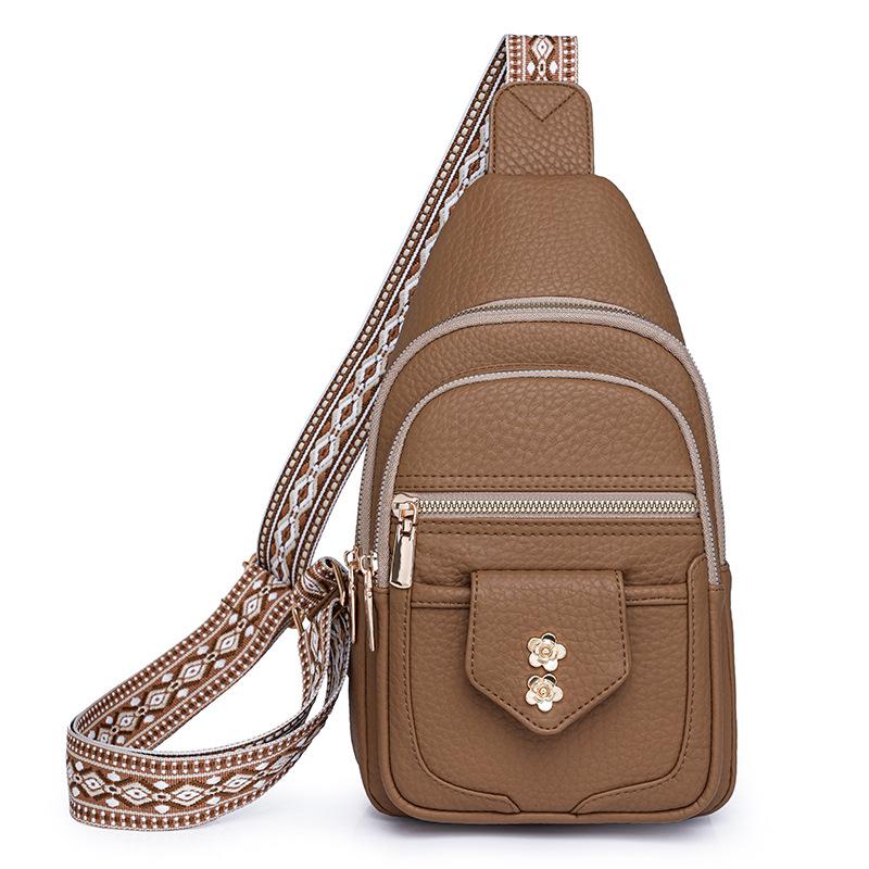 Маленькая сумка-слинг для женщин, модная сумка-пояс из веганской кожи, сумки через плечо для женщин, нагрудная сумка для путешествий, рюкзак-слинг с регулируемым ремнем