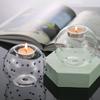 Прозрачные Стеклянные Подсвечники Декор Комнаты Подсвечники в Форме Сферы в Горошек Настольный Подсвечник Свадебный Реквизит Домашнее Украшение
