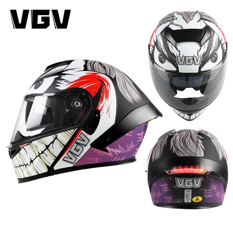 Full Face Motorcycle Helmet With Flip-Up Visor DOT Certified ABS Shell Men Women All Season Use