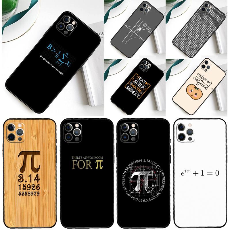 Забавные Математические Формулы Уравнения Чехол для Телефона Для iPhone 16 Pro Max 12 13 Mini 11 14 15 Pro Max XR 15 16 Plus 16e Задняя Крышка