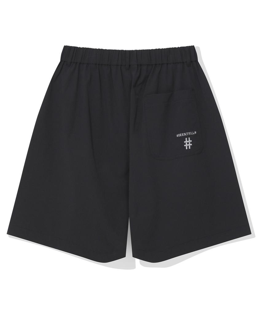BEENTRILL Плетеные Технологичные Шорты Карго (черный)