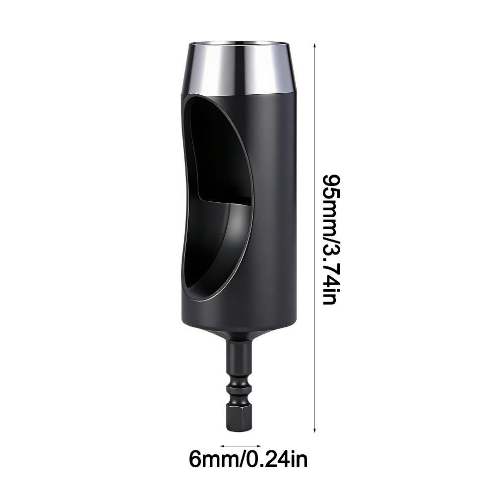 Gifts Portable Electric Belt Punch DIY Multifunctional Leather Hollow Hole Punch High-carbon Steel High-hardness Drill Bit