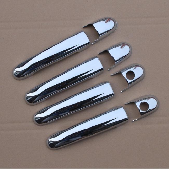 For Seat Alhambra 1996 - 2010 Chrome Exterior Side Door Handle Covers Overlays Decoration