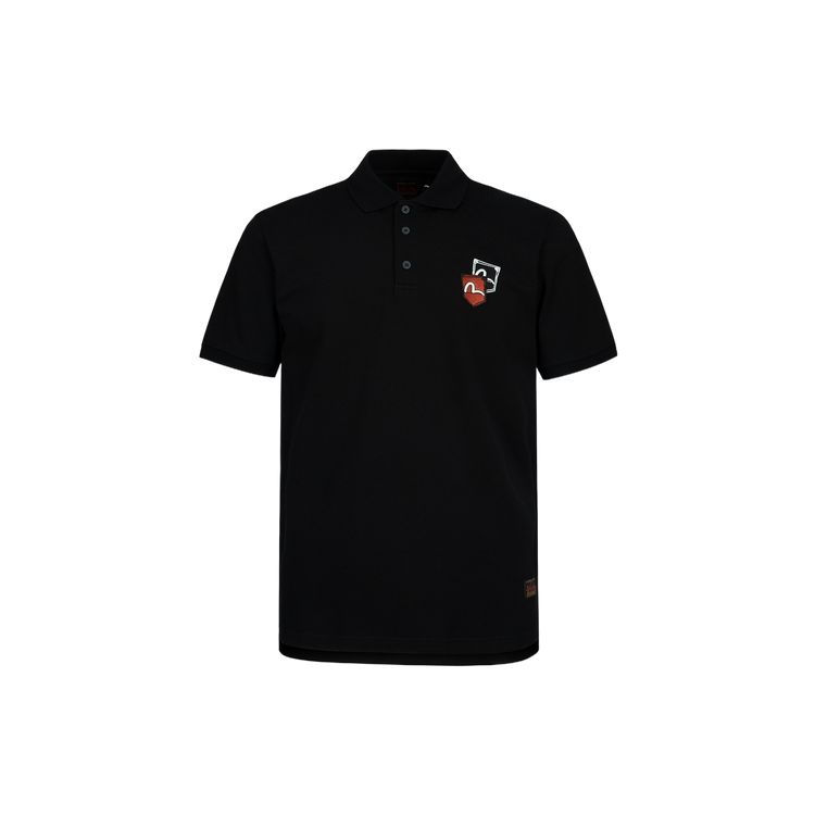 Evisu Маленькая Чайка Карманный Узор Вышитая Короткая Рукавная Рубашка-Поло Мужская Поло 2ESHTM3PS549XXCT