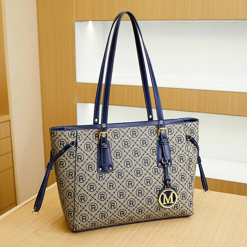 Simple Commuter Handbag Printed New Style Trendy Versatile and Fashionable Large Capacity Travel Shoulder Bag Tote Bag