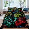 Комплект постельного белья Gamer Duvet Cover Set Queen King Kids Boys Girls, комплект постельного белья Game Quilt Cover, комплект постельного белья из полиэстера