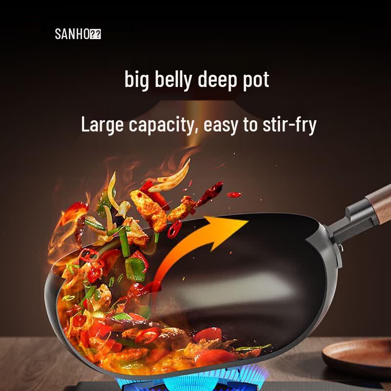 Sanhe 24cm Fine Iron Wok