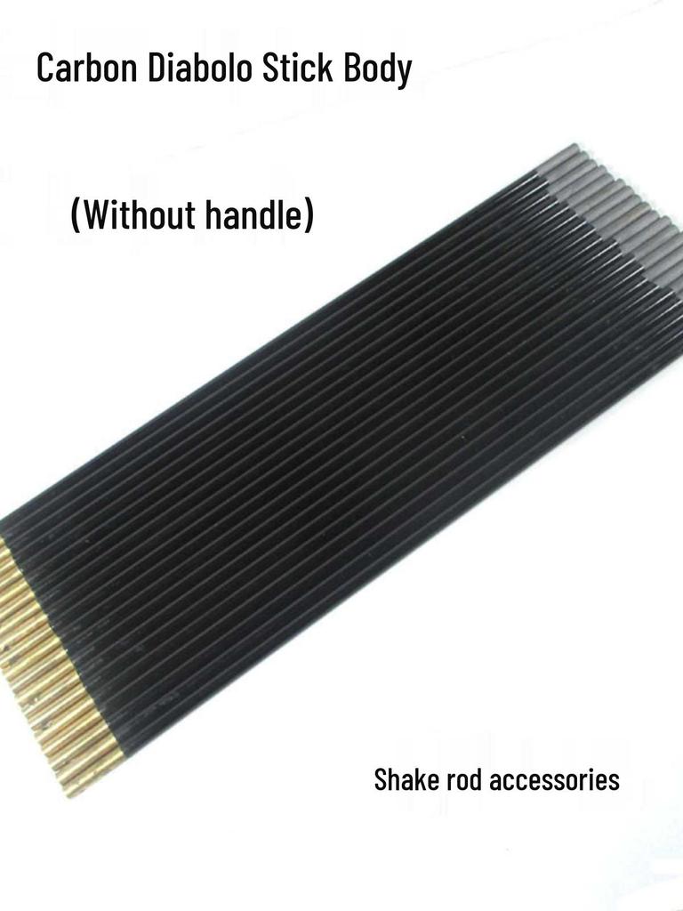 Carbon Fiber Diabolo Shaking Rod, Single/Double Head, 6mm.