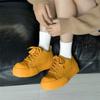 Нишевая мужская и женская обувь на доске дышащая толстая подошва увеличивающая рост обувь с большим носком обувь на доске с загнутым носком с продвинутым дизайном 55426 желтая -J