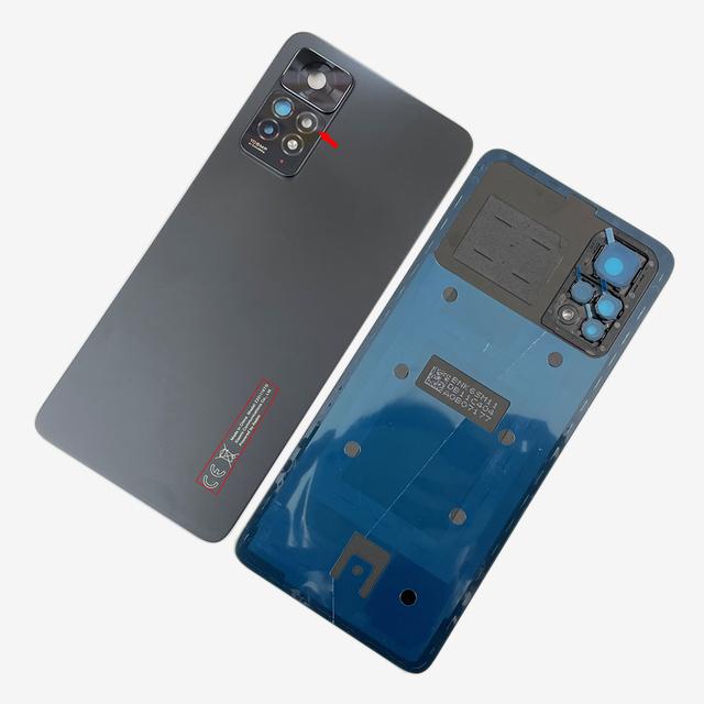 Для Xiaomi Redmi Note 11 Pro 5G/11E Pro крышка батарейного отсека задняя стеклянная крышка корпус задняя камера замена рамки объектива