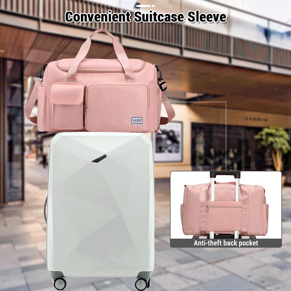 Спортивная спортивная сумка, дорожная сумка с отделением для обуви, дорожная сумка Weekender для женщин