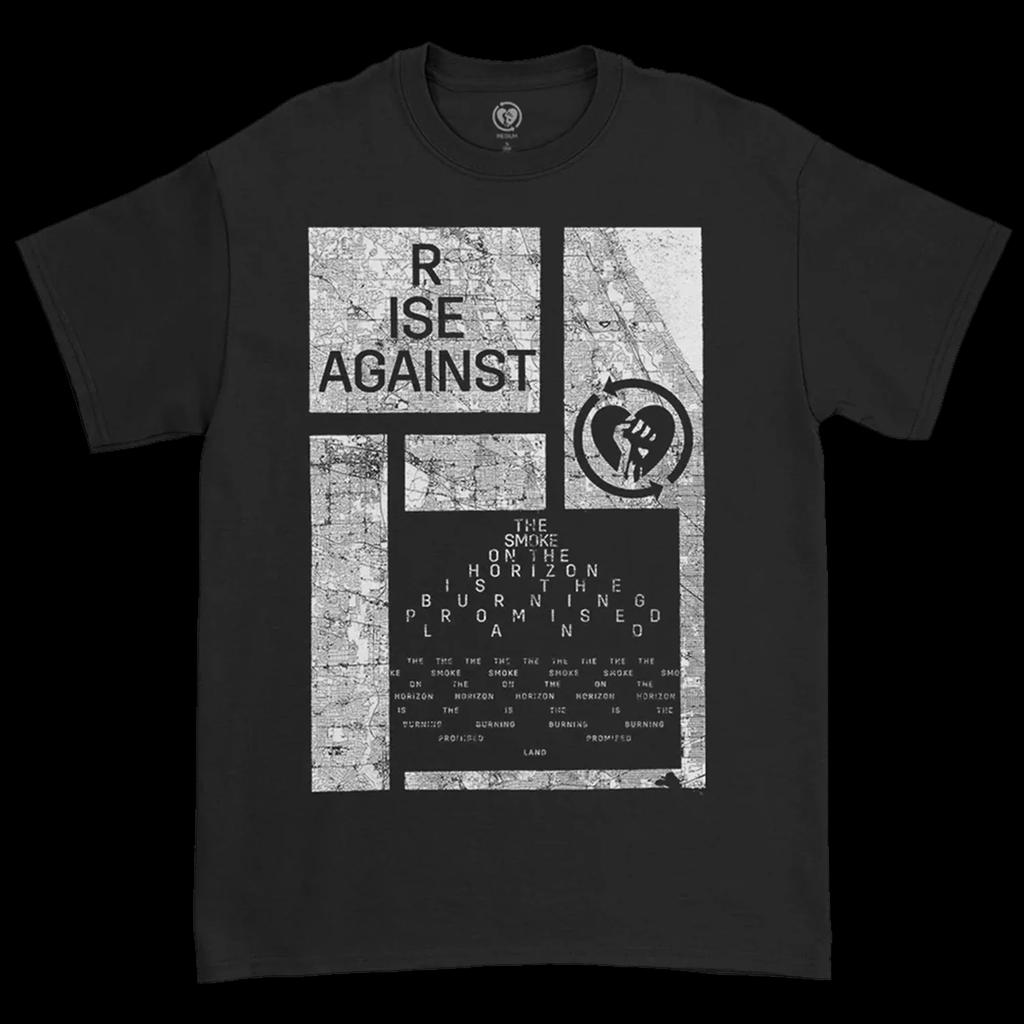 Fashion Hip Hop Usa Rise Against Punk Band Graphic Unisex Womens Cotton TShirt Streetwear Vintage Fashion Unisex Summer Casual Tee
