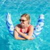 Inflatable Floating, Half Moon Curved Pool Float Chair, 760cm