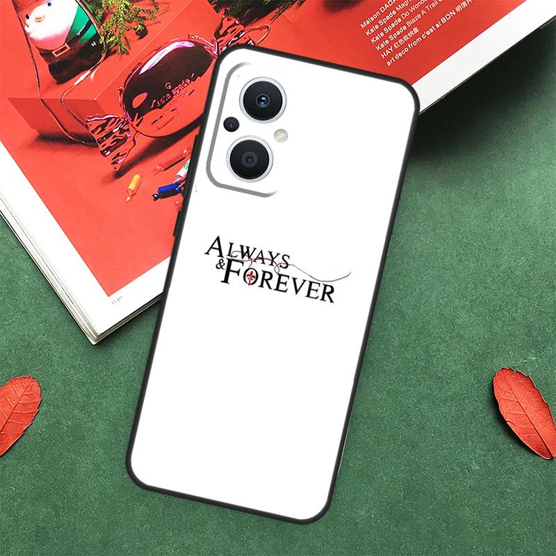 Чехол The Vampire Diaries Always Forever для OPPO Reno 13F 14F 12F 11F 12 11 10 14 Pro 8T 8 Lite OPPO Find X9 X8 X6 X5 Pro