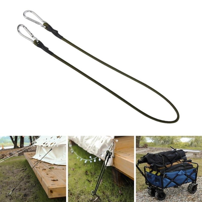 Резинки с карабином для улицы, прочные bungee-шнуры, крепкая эластичная веревка для крепления багажа, эластичный ремень