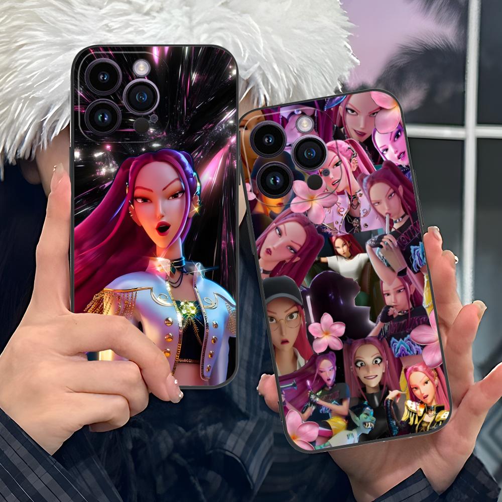 KPOP Hunters Чехол для телефона Mira для iPhone 17 16 15 14 13 12 11 X XR XS 8 7 Pro Max Plus Mini Цветной Защитный Роскошный Чехол Красивый