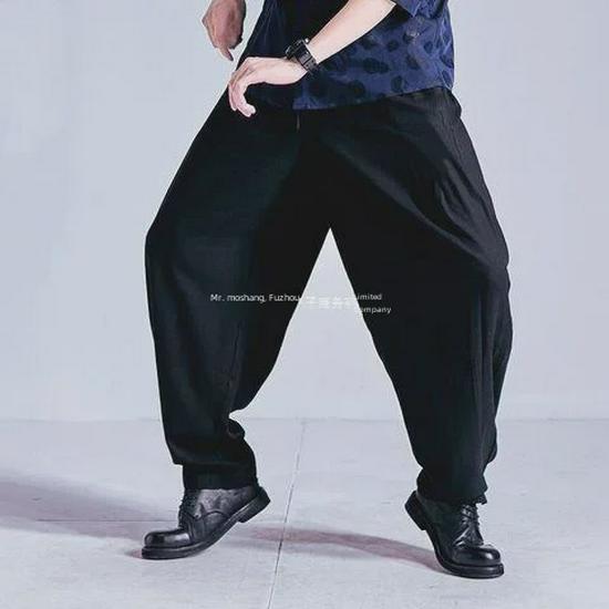 Льняные брюки унисекс Zen Meditation - тонкие, свободные штаны для йоги для мужчин и женщин