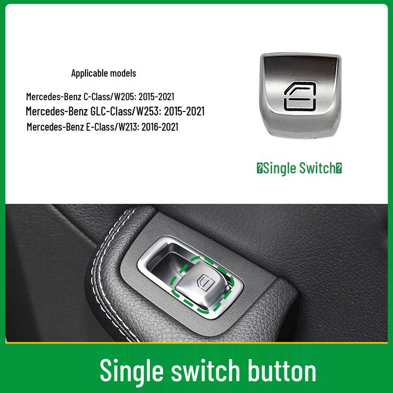 Premium Glass Lifter Switch for C-Class GLC W205 W253: Original Car Window Button