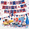 Набор висячих флагов для вечеринки в честь 250-го Дня независимости
