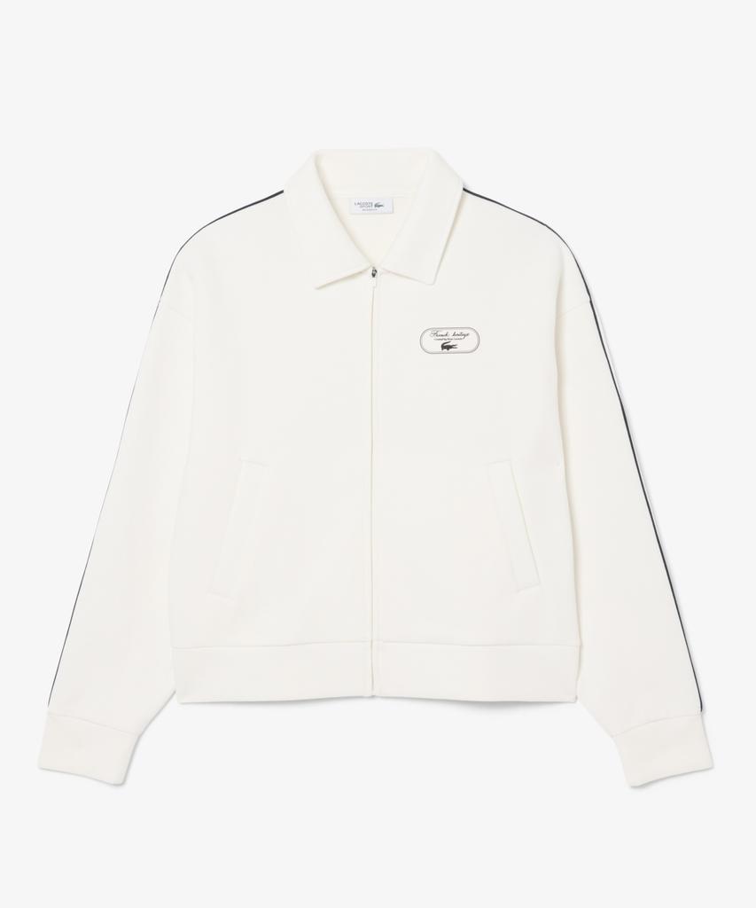 LACOSTE Women'S Tennis Heritage Zip-Up Sweatshirt Sf6822-56N Ev0