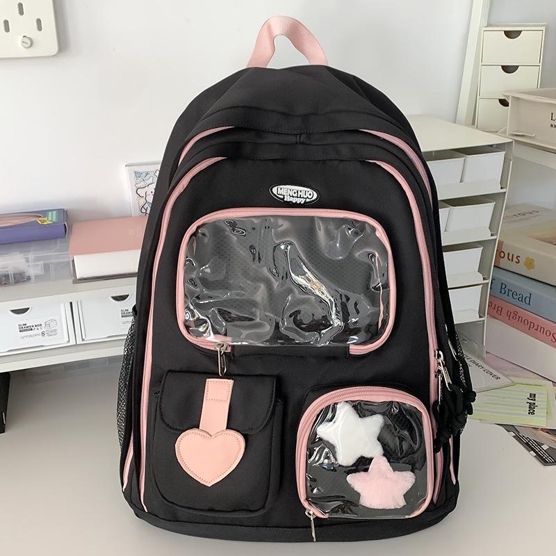 Children's Schoolbag, Girls, Primary School Students, Junior High School Students, Large-capacity Two-piece Backpack