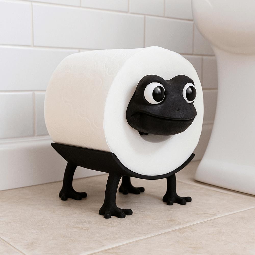 Милый дизайн Смешной держатель для туалетной бумаги Напольный держатель для бумажных полотенец для ванной комнаты Аксессуар для ванной комнаты